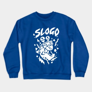 Slogo Cartoon in white Crewneck Sweatshirt